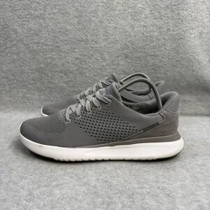 Kizik Shoes Womens Size 7.5 Athens Grey White Step in Comfort Recovery Sneakers